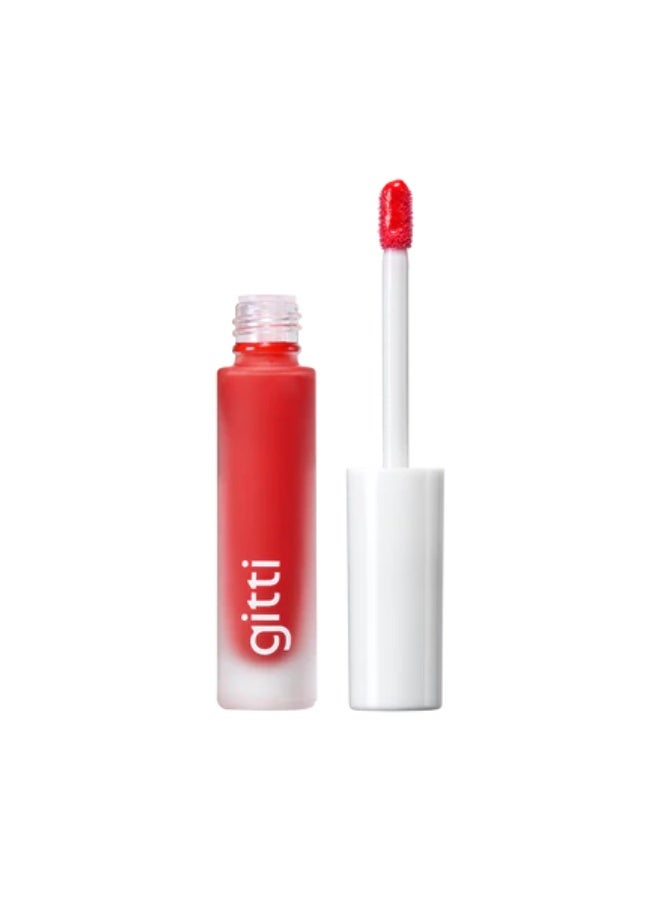 gitti Lip Glaze no.02 Lush Red 4.5ml - Image 1